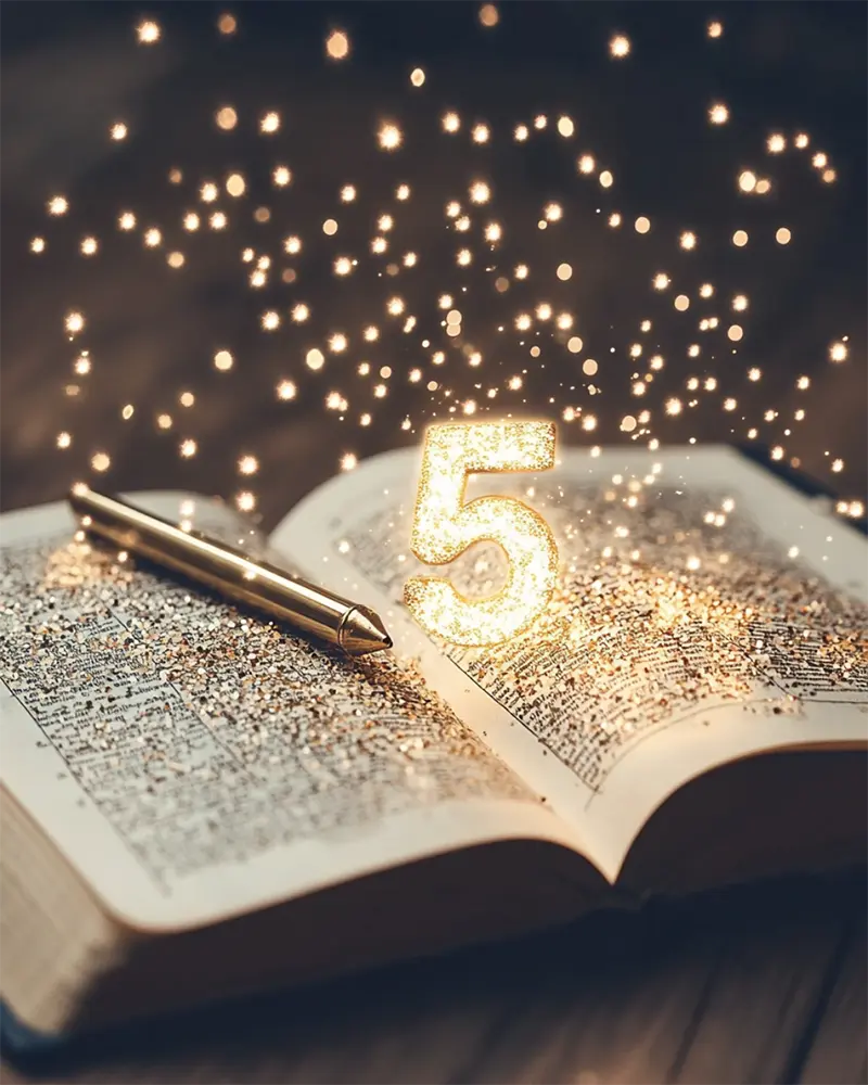 Otwarty kalendarz numerologiczny – symbol planowania działań w portrecie biznesowym